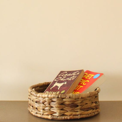 Concentric Weaver Basket | Byora Homes | Brown | Water Hyacinth