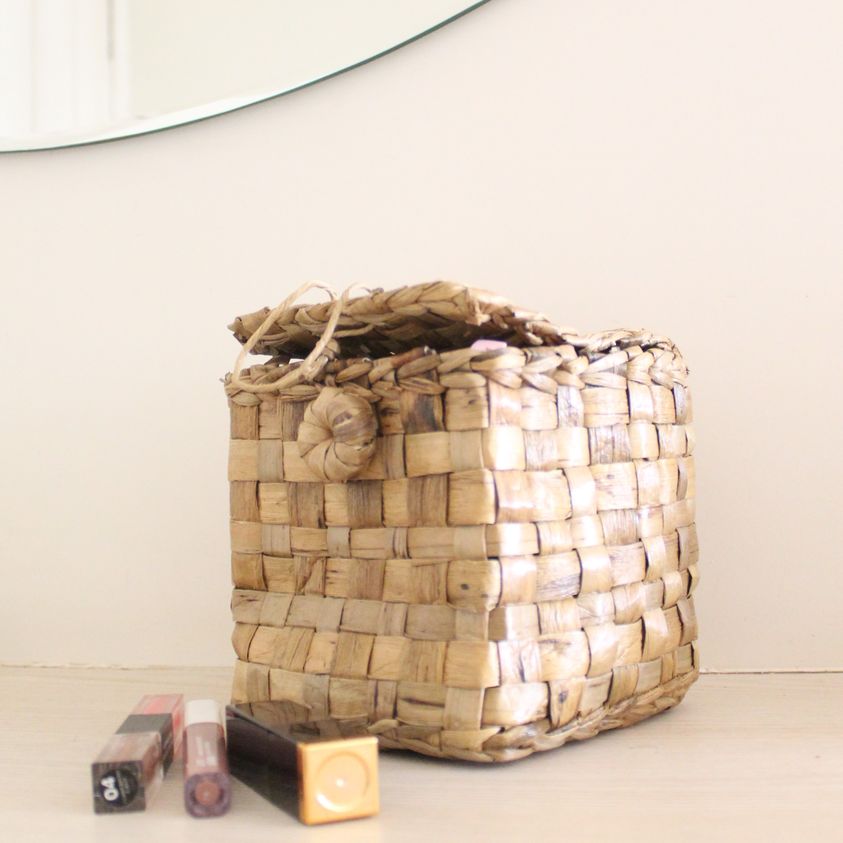 Jewelry Box Basket | Byora Homes | Brown | Water Hyacinth