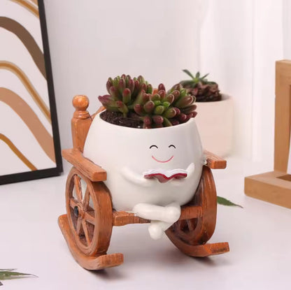 Seat of Stories planter