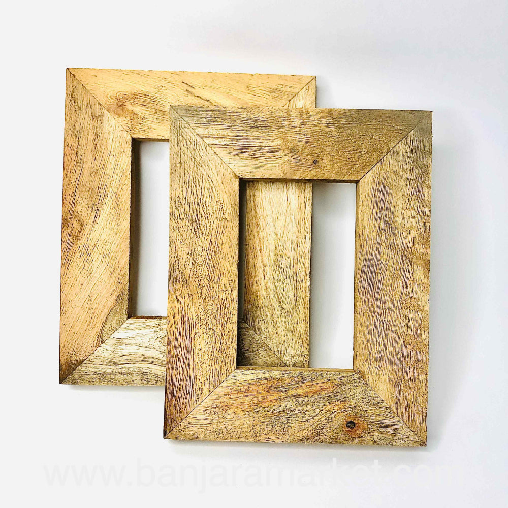 Banjara Market | Minimalistic Rustic Frames (Set of 2)