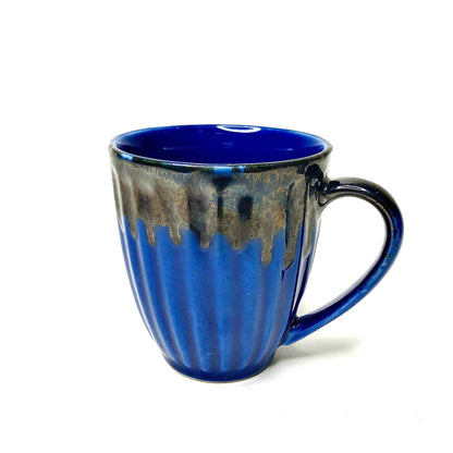 Banjara Market | Blue Dripping Mugs (Set of 2)