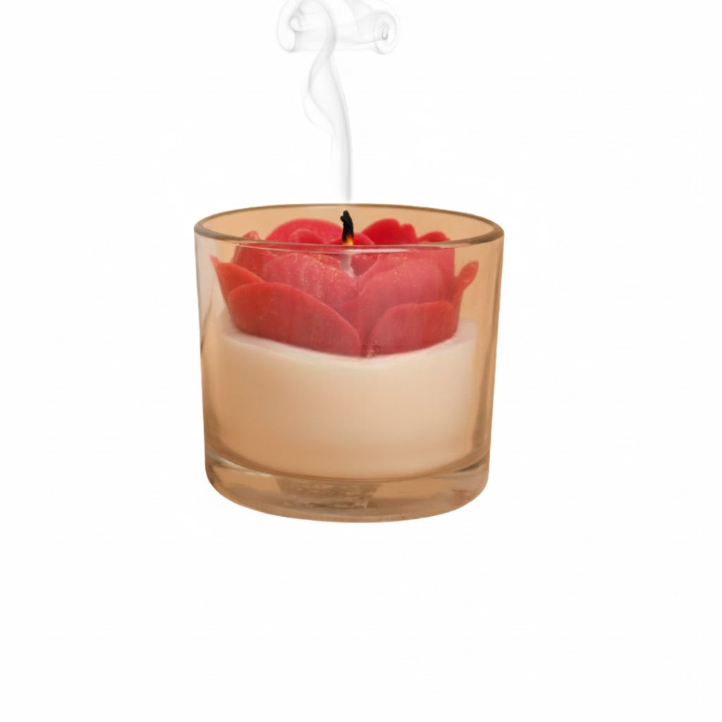 Ruby Heart Candle – Romantic Red Valentine Candle | Artecasa