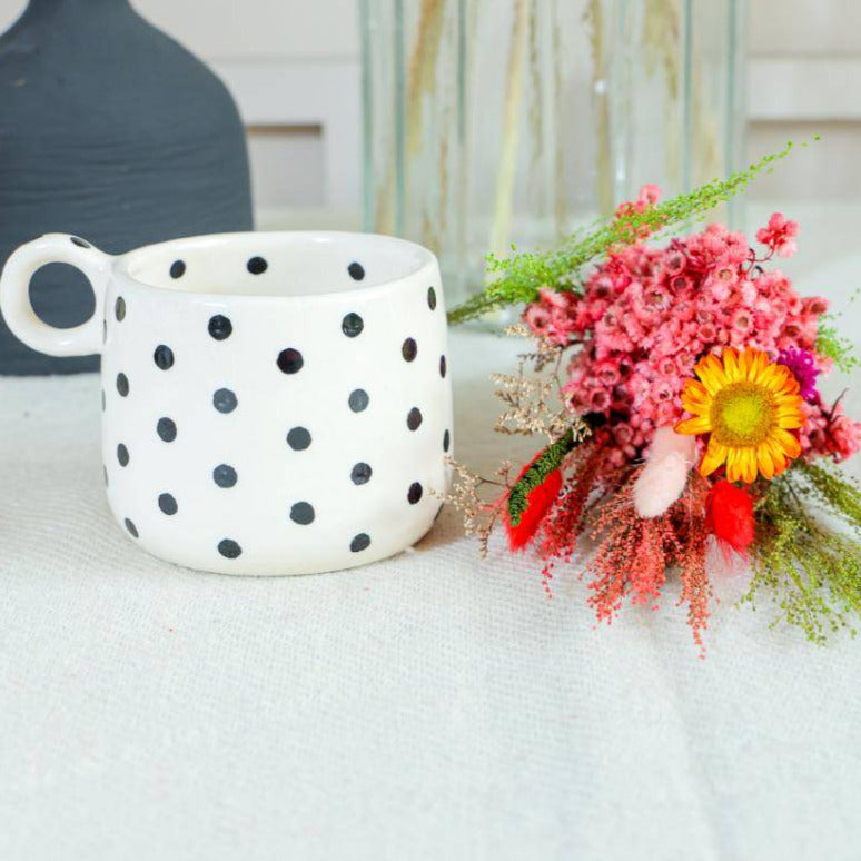 Polka Posh Mug - Set of 2