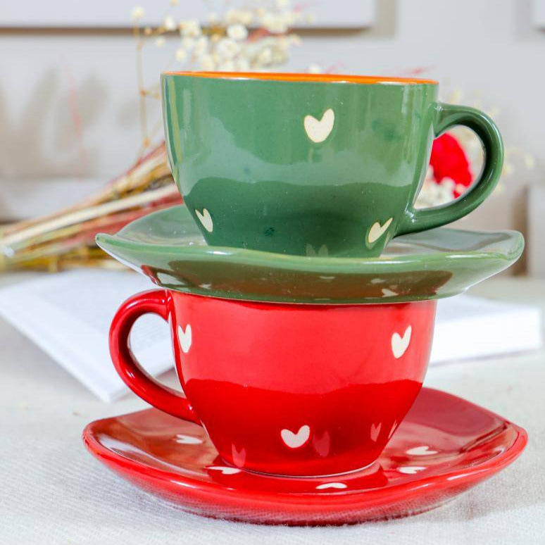 Infinite Love Cup & Saucer – Set of 2