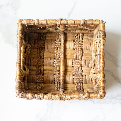 Woven Basket | Byora Homes | Brown | Water Hyacinth