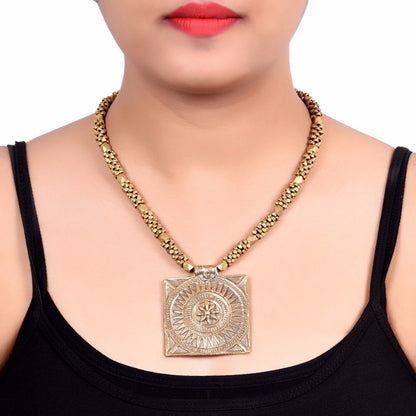 tribal Dhokra neck piece