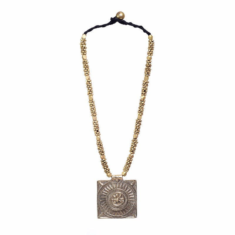 tribal Dhokra neck piece