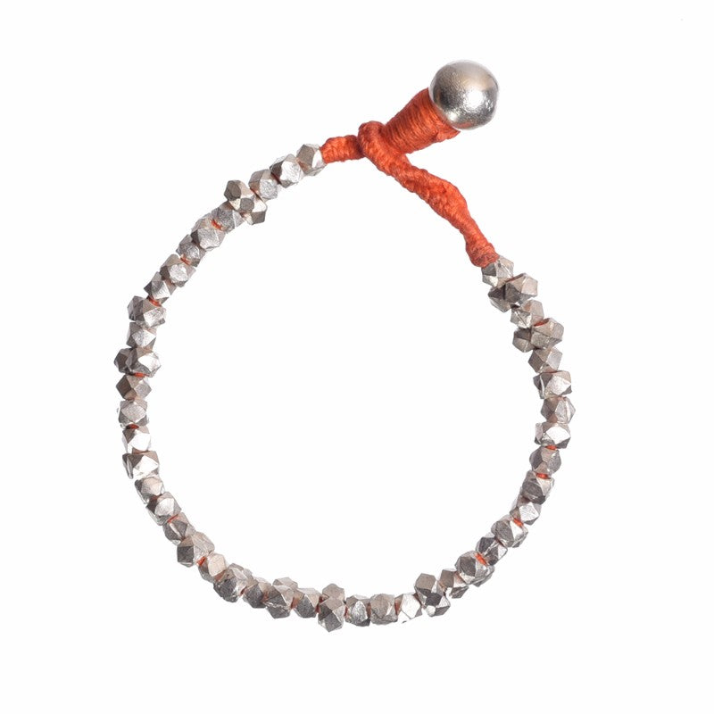 Dhokra Orange Bracelet