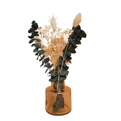 Little Blossom Vase gift box – Glass Vase with Dried Flowers