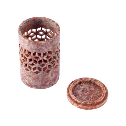 Handcarved multicolor Tea Light Holder