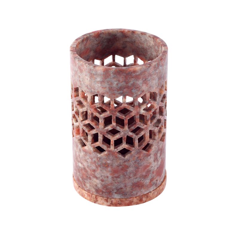 Handcarved multicolor Tea Light Holder