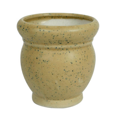 bonsai matte finish stoneware off-white matki table top planter