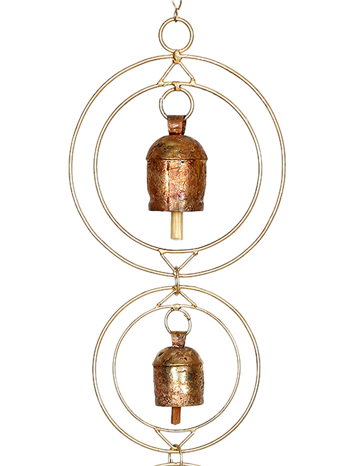 Copper bells wind chime