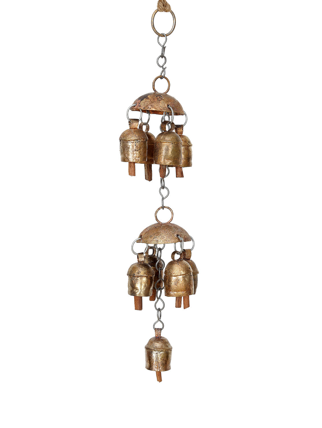 Copper bells wind chime