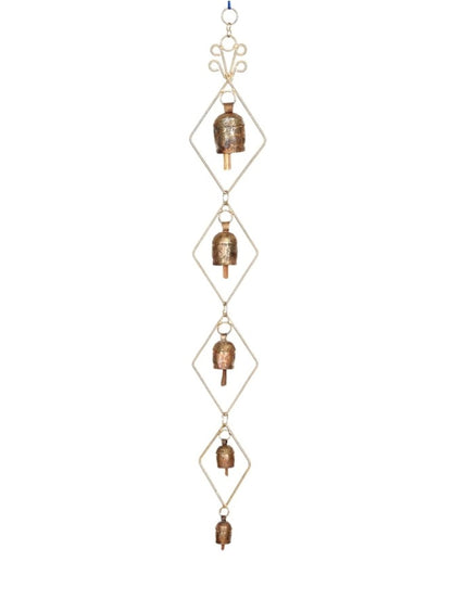 Copper bells wind chime