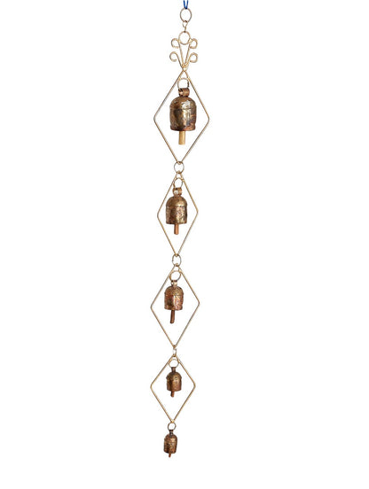 Copper bells wind chime