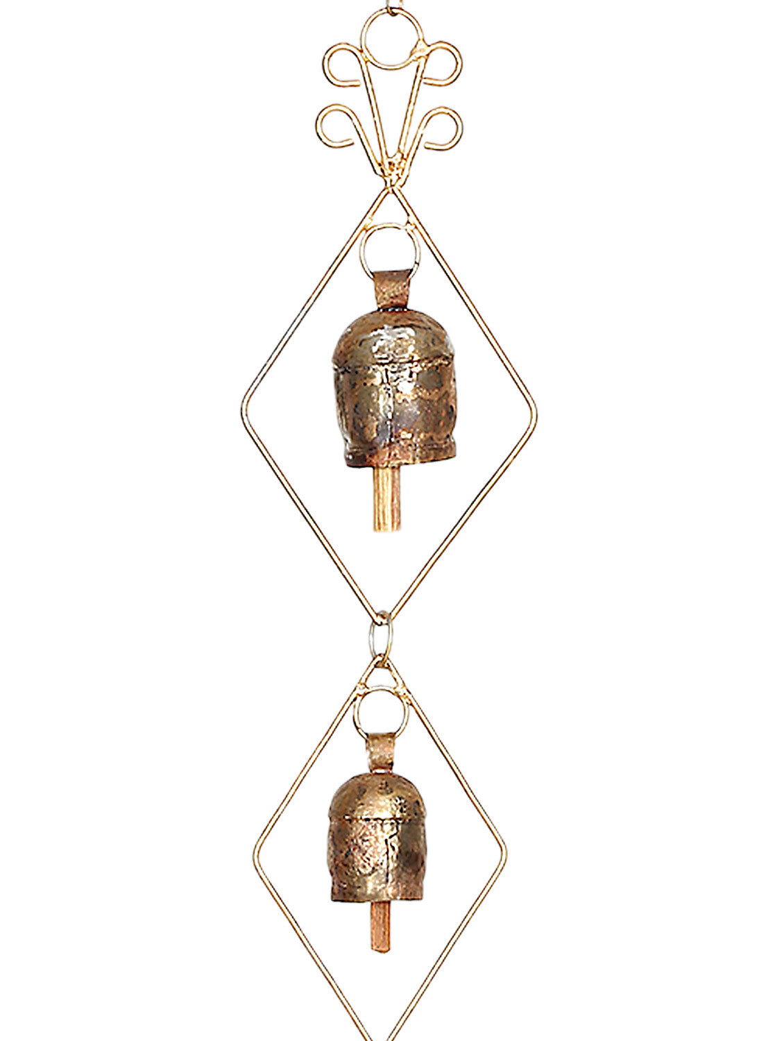 Copper bells wind chime