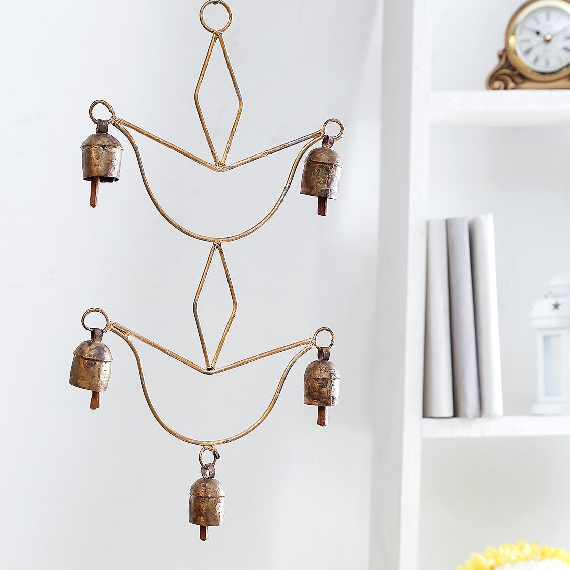 Copper bells wind chime