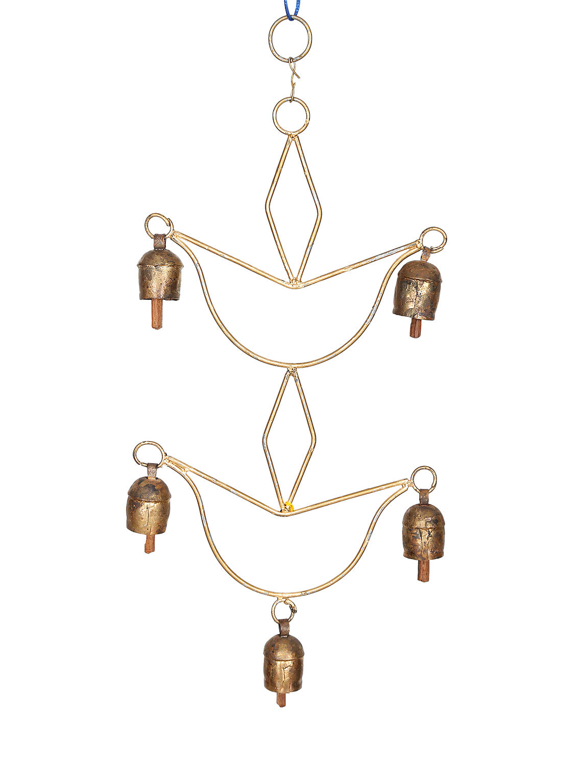 Copper bells wind chime