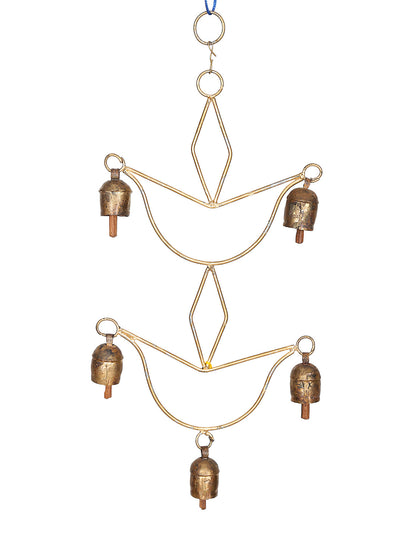 Copper bells wind chime