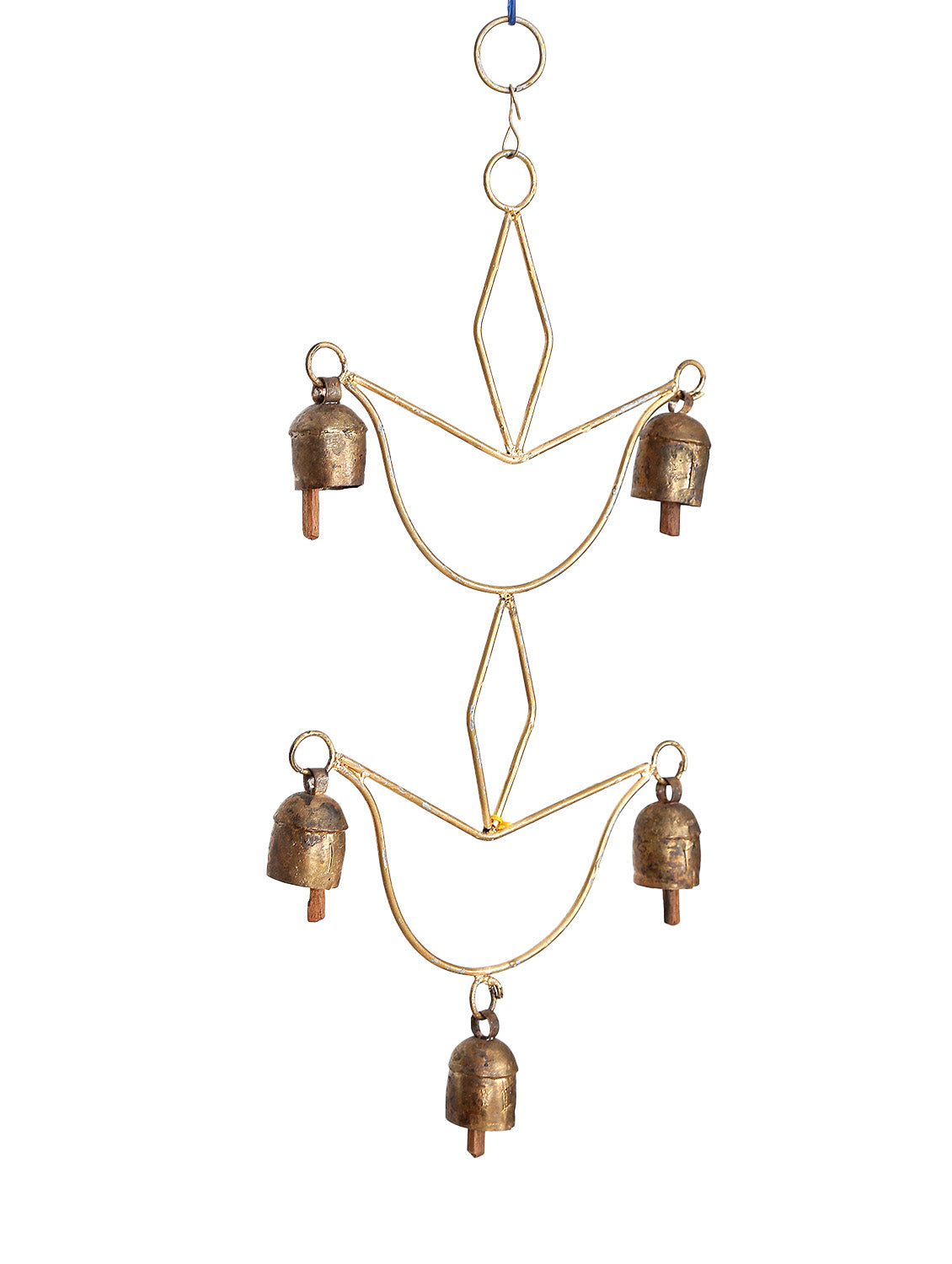 Copper bells wind chime