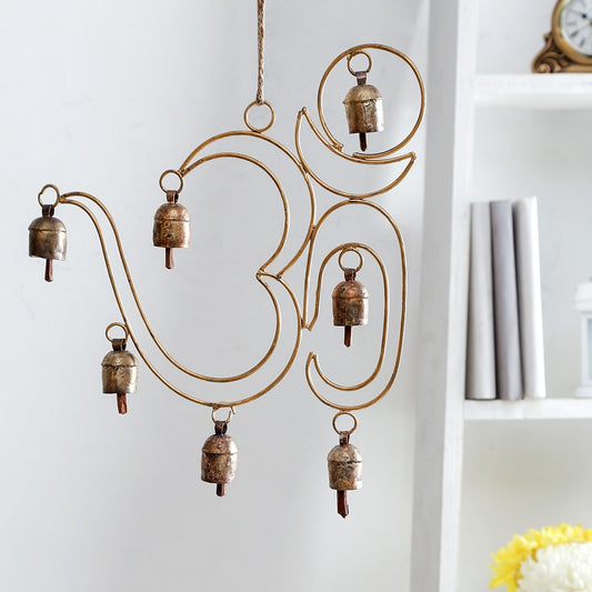 Copper bells wind chime