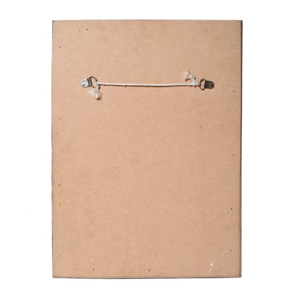 Sheesham Wood handpainted madhubani art wall mirror