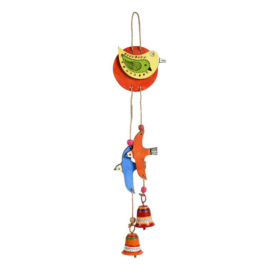Beautiful Bird Design Bamboo Wind Chimes for Home || Garden Home hangings Decoration, (Multicolor)
