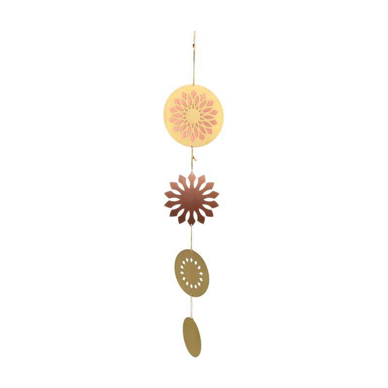 Sunflower Meditation Hanging Wall Decor(253gm,multicolor)