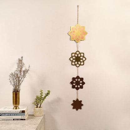 Sunflower Meditation Hanging Wall Decor(180gm,multicolor)