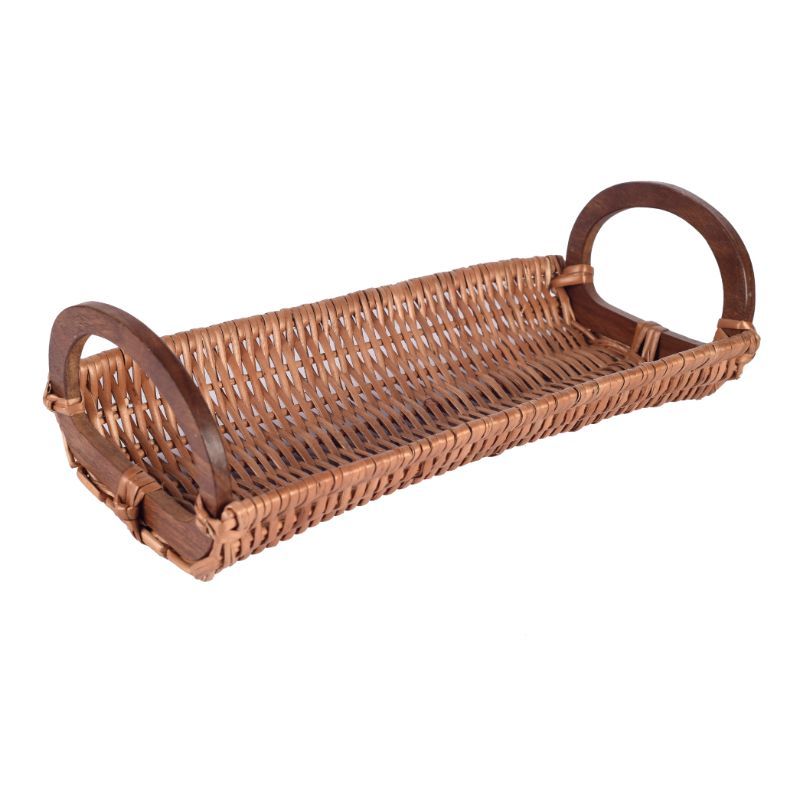 handmade "Wicker" Tray for serving bread/chapati