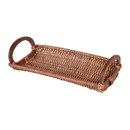 handmade "Wicker" Tray for serving bread/chapati