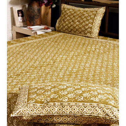 Bagru Hand block print Bed Sheet Set