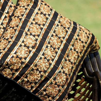 Bead Work Silk Cushion Cover (Set of 5)