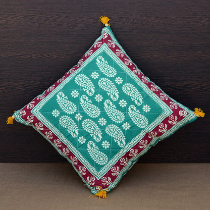 Block Print Cotton Cushion Cover (Set of 5)