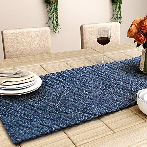 Sabai grass blue table runner