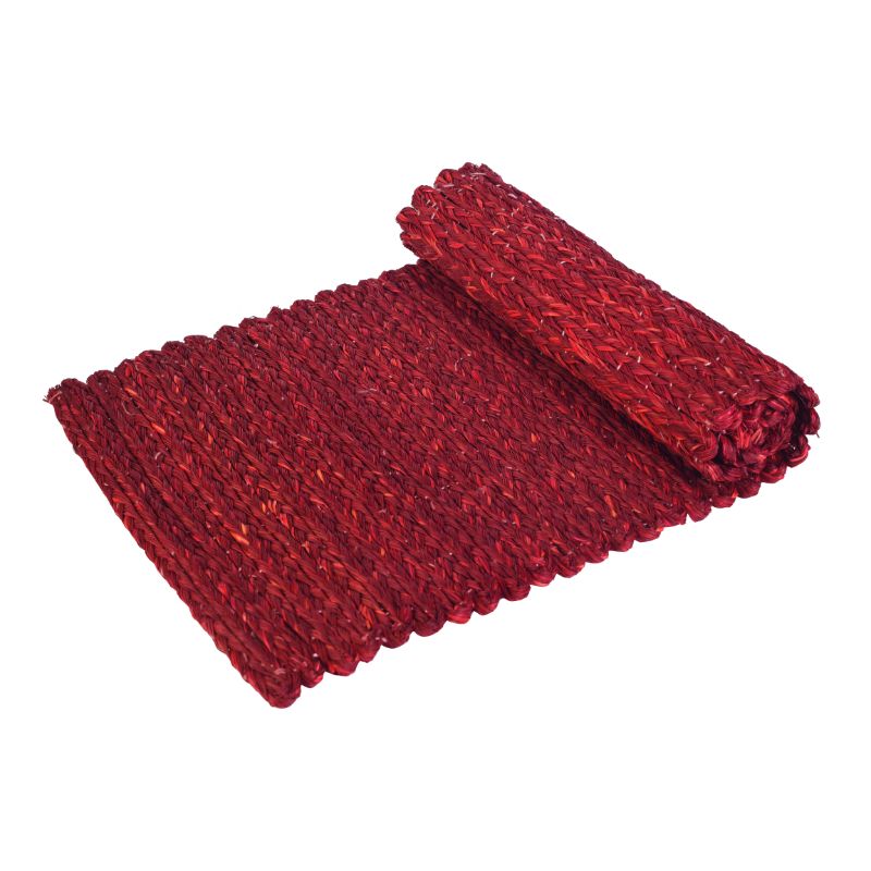 Sabai grass red table runner