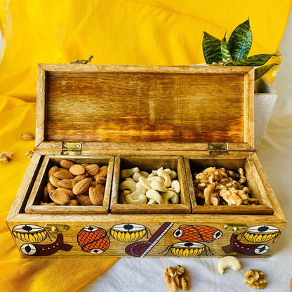 Gajagamini - Wooden Dry Fruit Holder