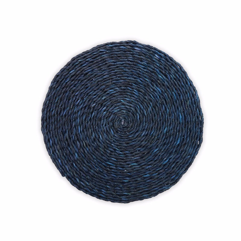 Sabai grass black dish coaster set(Set of 2)