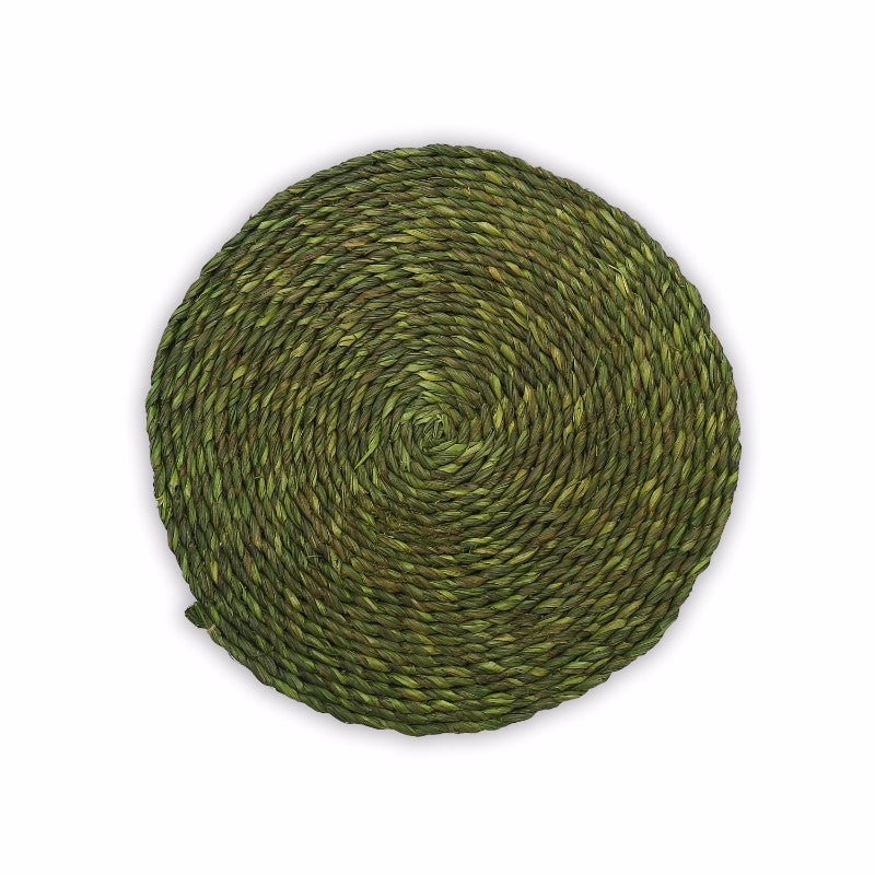 Sabai grass brown olive coaster set(Set of 2)