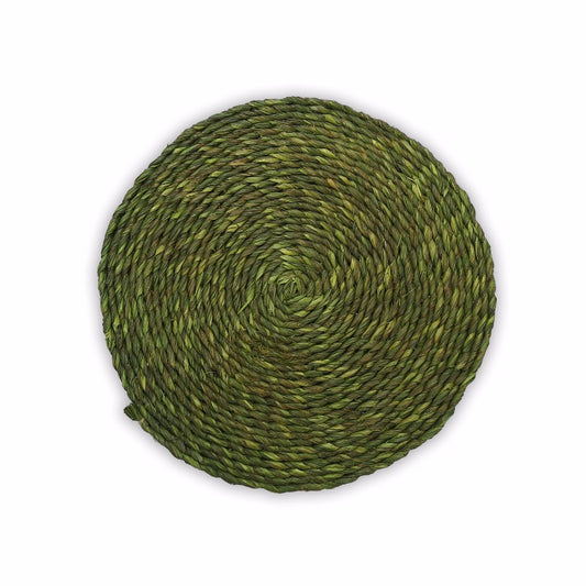 Sabai grass brown olive coaster set(Set of 2)