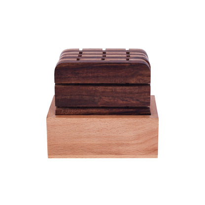 wooden handcrafted Cutley & Napkin holder for tableware accessories 1