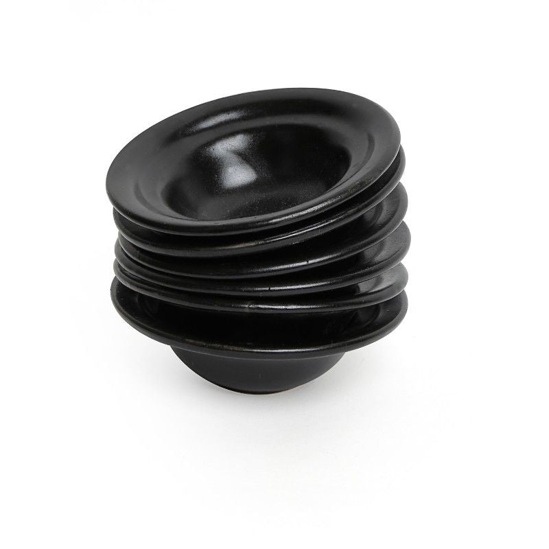 Multicolored Ceramic Cup Saucer(Set of 6)