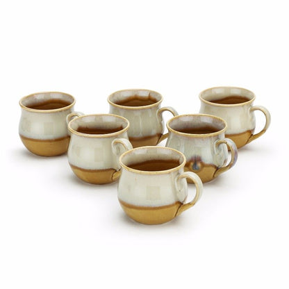 Ceramic pottery Coffee Cups(Set of 6)