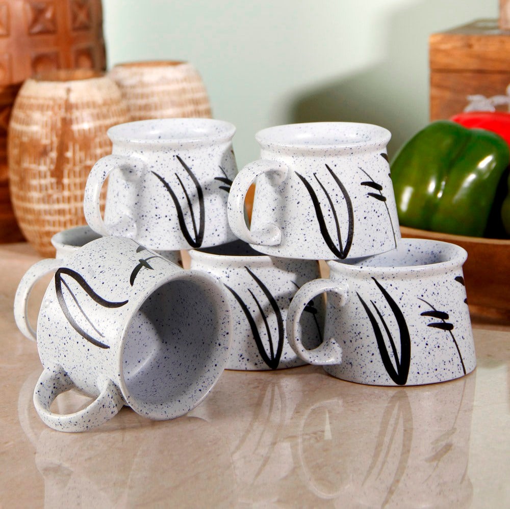 Matt work Offwhite Cup Set