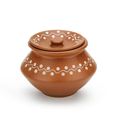 Earthen Ceramic Handi(Set of 3)