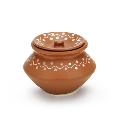 Earthen Ceramic Handi(Set of 3)