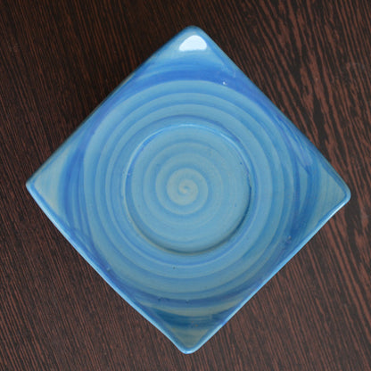 Ceramic Moroccan Handpainted Blue Tea Set (15 pcs.)