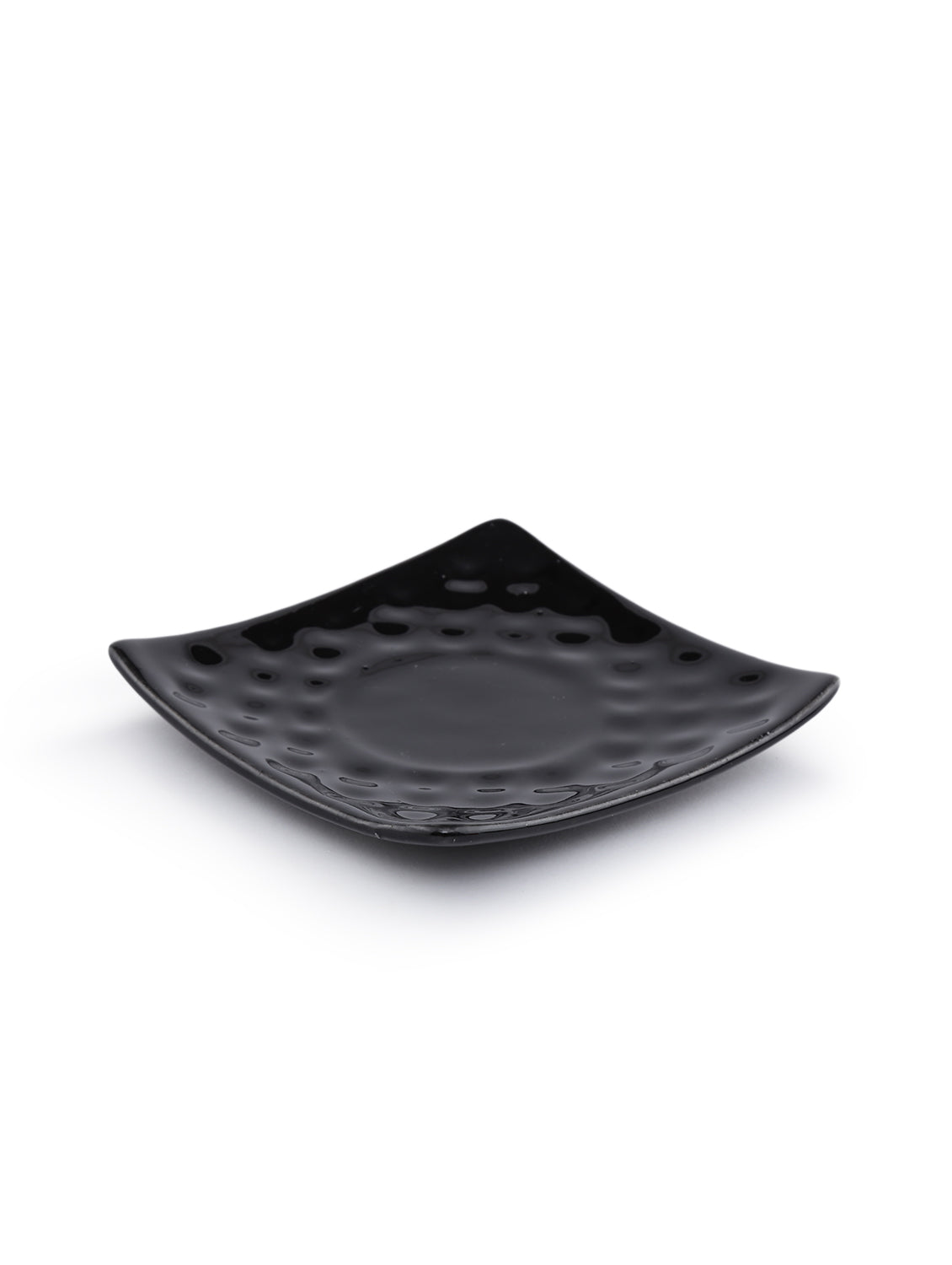 ceramic multicolored diamond cup saucer set(Set of 6)