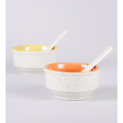 ceramic offwhite soup set(Set of 6)